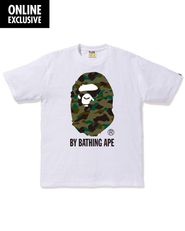 T Shirts Bape 1st Camo By Bathing Ape Homme Blanche | FCKBR0763