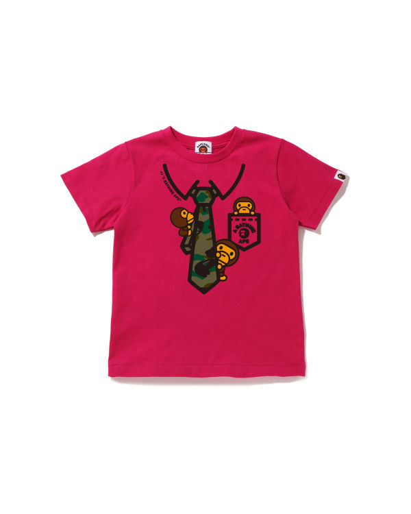 T Shirts Bape 1st Camo Milo Neck Print Enfant Rose | XZJRY3014