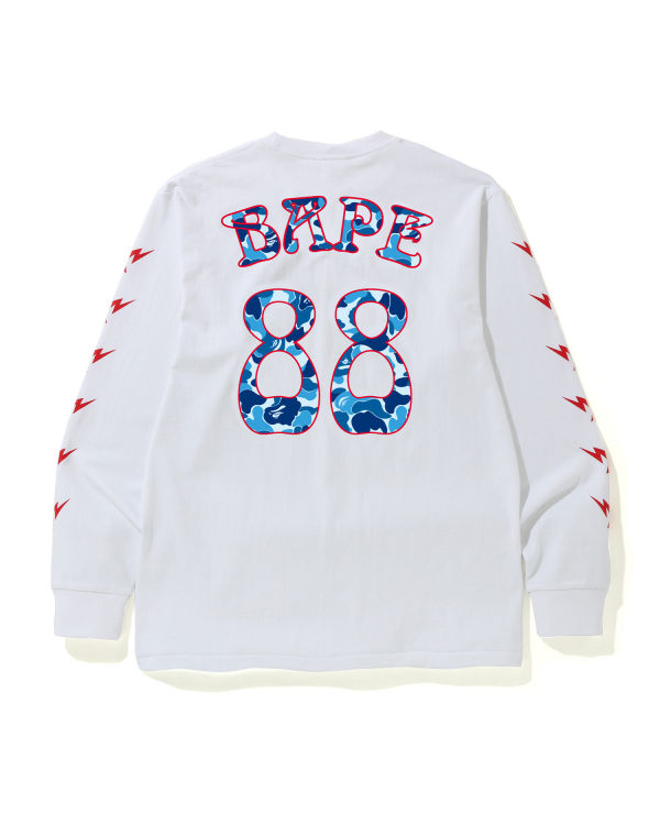 T Shirts Bape ABC 88 Homme Bleu | NMOQX2089