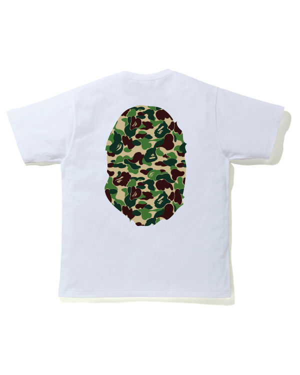 T Shirts Bape ABC Camo Big Ape Head Homme Vert | DFLJZ5897