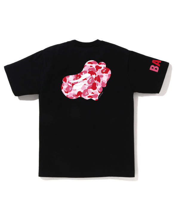 T Shirts Bape ABC Camo Homme Noir | GPOAS5807