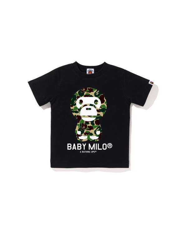 T Shirts Bape ABC Camo Milo Enfant Noir | KFVJW3026