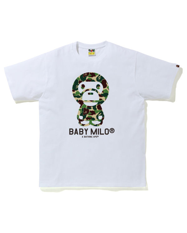 T Shirts Bape ABC Camo Milo Homme Vert | CDYVZ3127