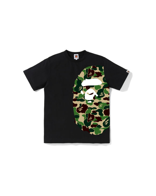 T Shirts Bape ABC Camo Side Big Ape Head Jr Enfant Noir | IHDLS7435