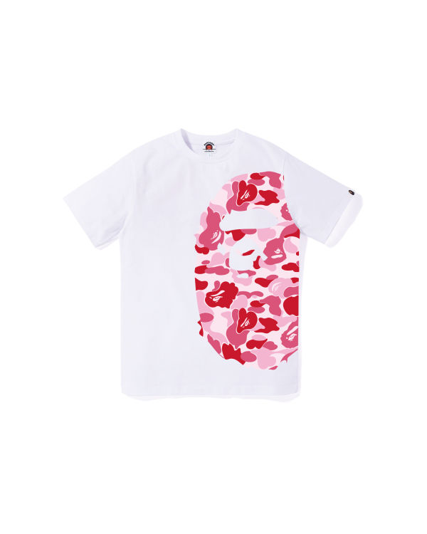 T Shirts Bape ABC Camo Side Big Ape Head Jr Enfant Blanche | SIDFW1389