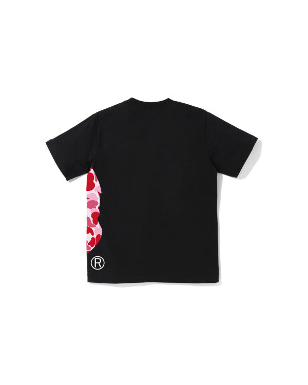 T Shirts Bape ABC Camo Side Big Ape Head Jr Enfant Noir | XJDBO8321