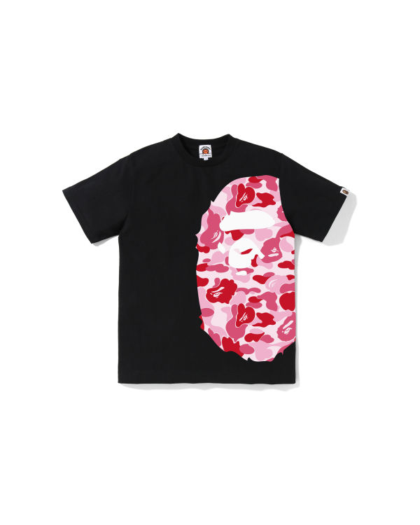 T Shirts Bape ABC Camo Side Big Ape Head Jr Enfant Noir | XJDBO8321