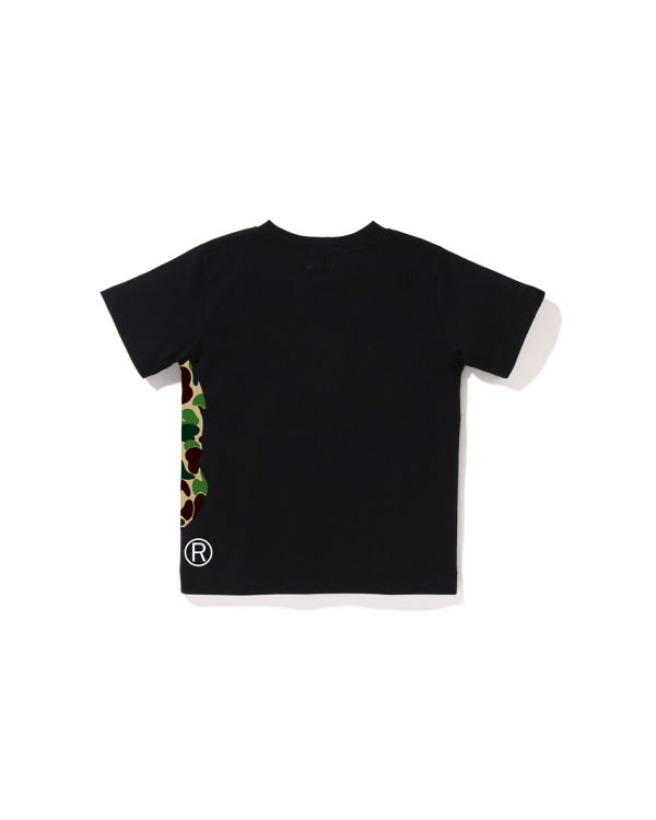 T Shirts Bape ABC Camo Side Big Ape Head Enfant Noir | XVDAM7928