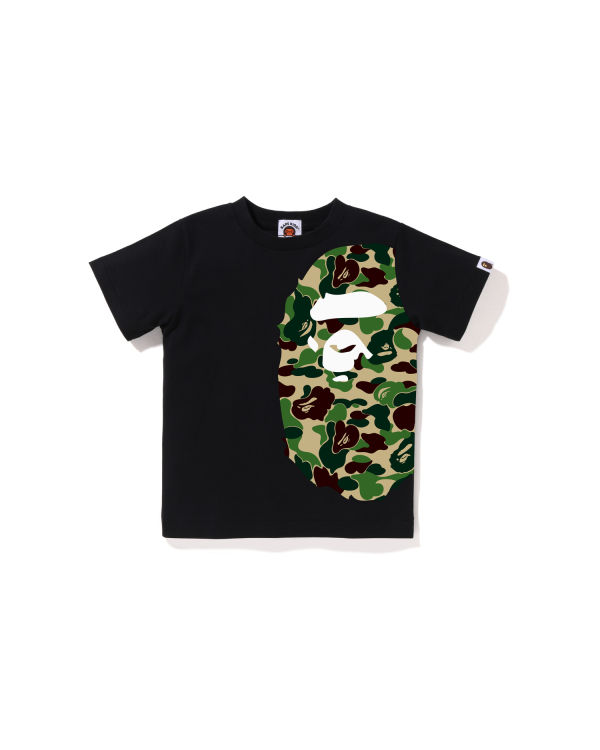 T Shirts Bape ABC Camo Side Big Ape Head Enfant Noir | XVDAM7928