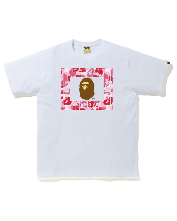 T Shirts Bape ABC Camo Super Busy Works Homme Rose | BKIWR4957