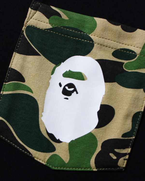 T Shirts Bape ABC Camo pocket Homme Vert | LNIKX2865