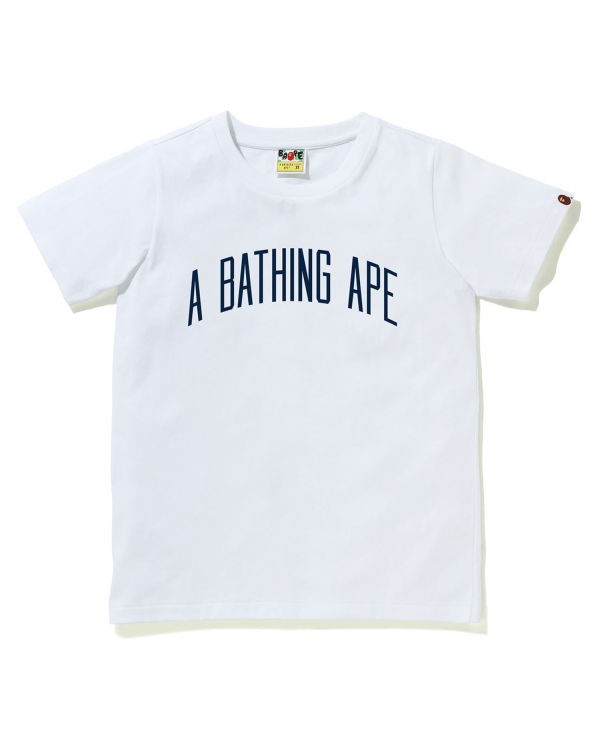 T Shirts Bape A Bathing Ape Letter Femme Blanche | LOTGS5941