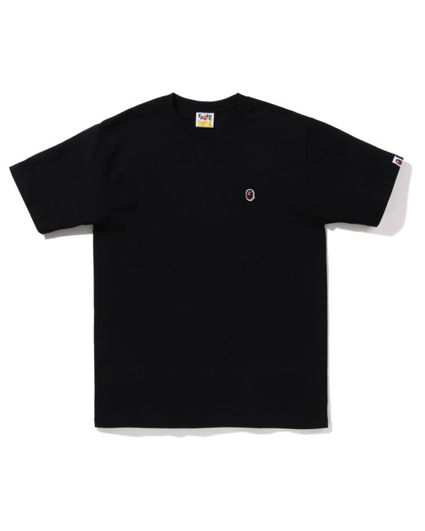 T Shirts Bape Ape Head One Point Homme Noir | ZVEBD8219