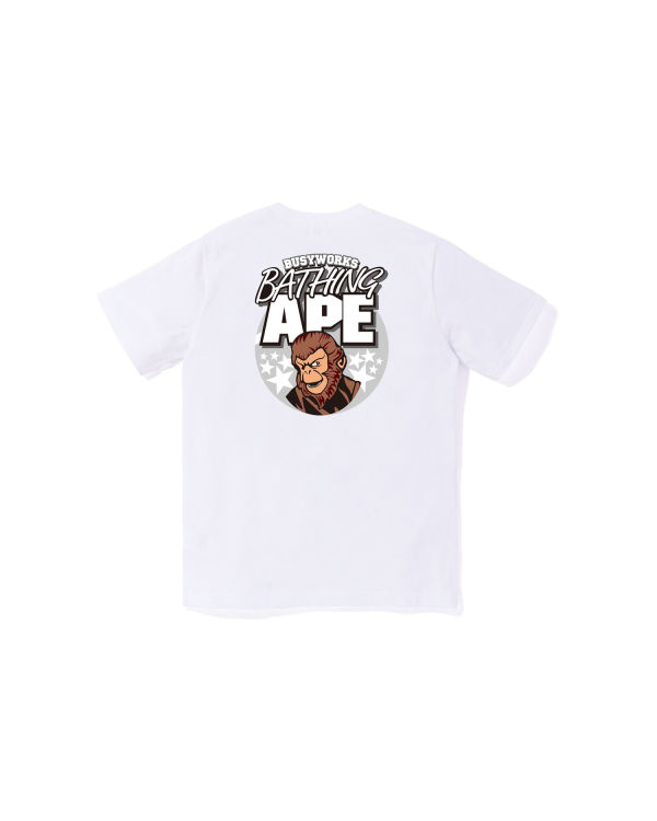 T Shirts Bape Ape Jr Enfant Blanche | VNXHK8591