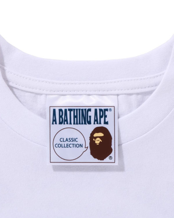 T Shirts Bape Ape Jr Enfant Blanche | VNXHK8591