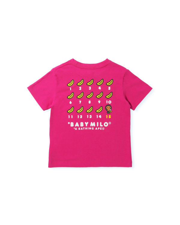 T Shirts Bape BK15TH Anniversay Milo Enfant Rose | AVJFL4328