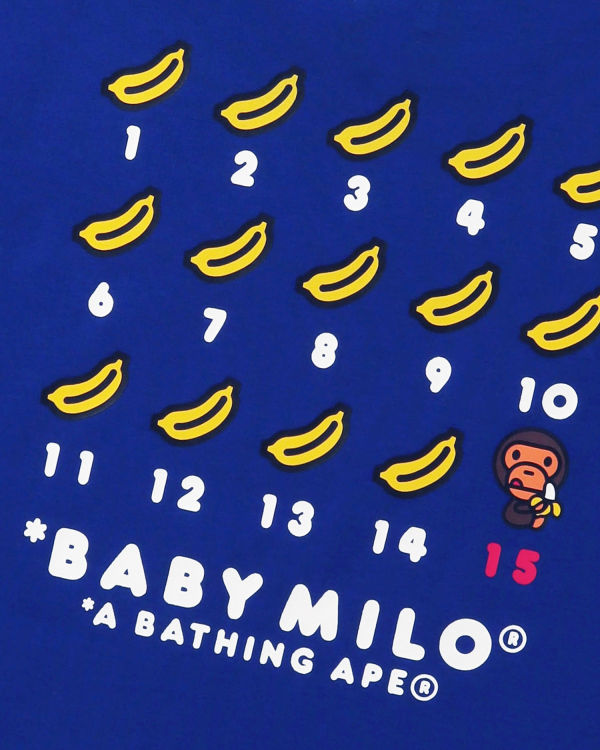 T Shirts Bape BK15TH Anniversay Milo Enfant Bleu | KZRQB9317