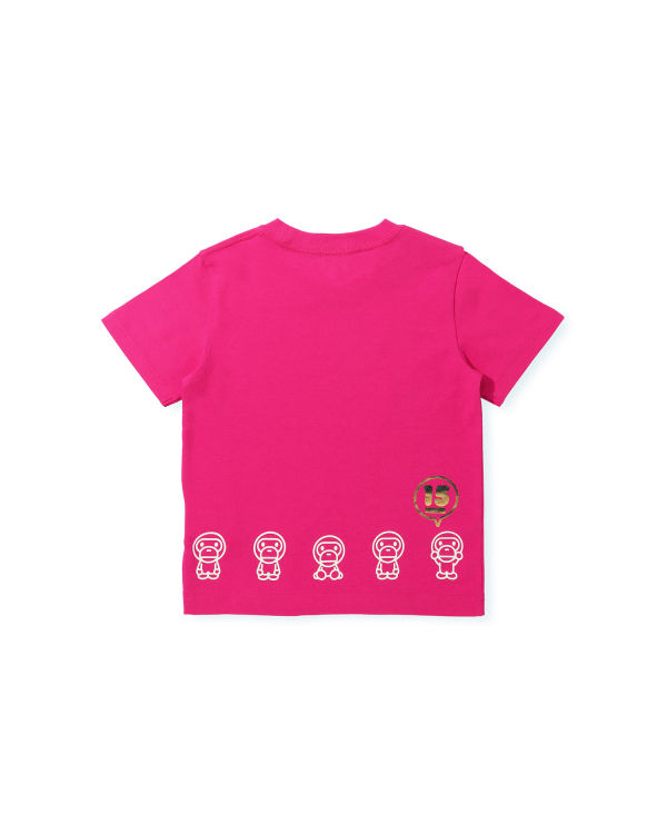 T Shirts Bape BK15th Anniversary Milo Enfant Rose | LRKZQ5342