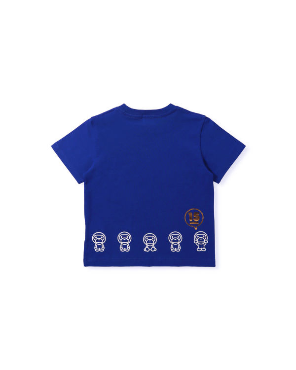 T Shirts Bape BK15th Anniversary Milo Enfant Bleu | MHKTI3847