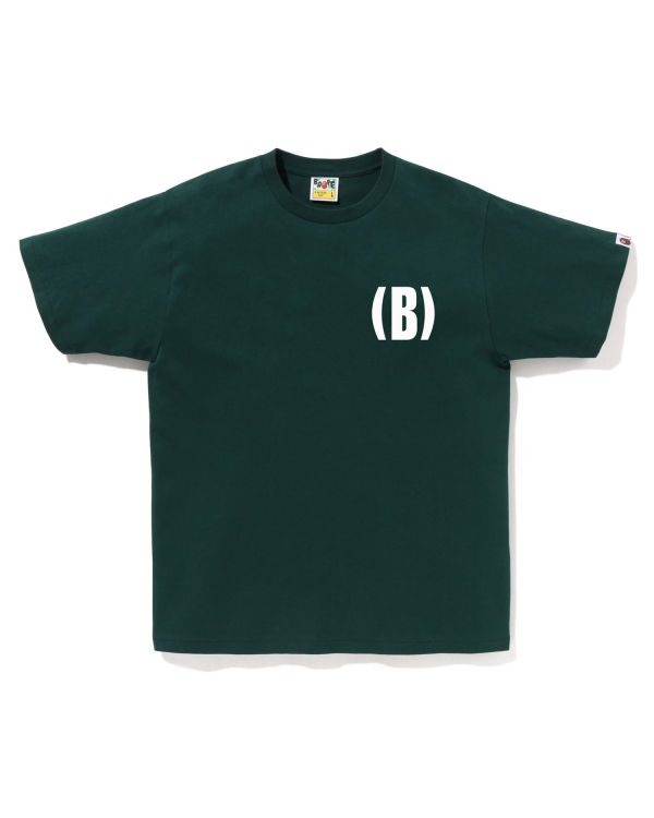 T Shirts Bape B One Point Homme Vert Foncé | BJWKH4187