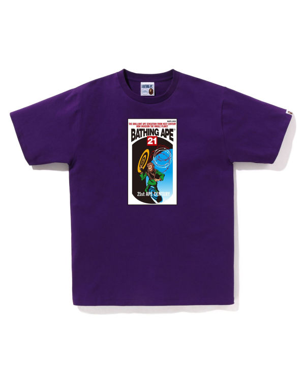 T Shirts Bape Bathing Ape Homme Violette | WBGIY8621