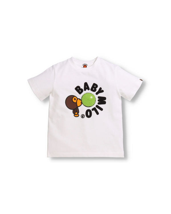 T Shirts Bape Boa Fleece Milo Gum Enfant Blanche | JROGI6945