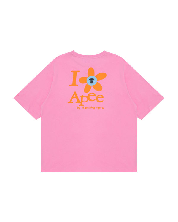 T Shirts Bape Classiche Femme Rose | VNTFG4609