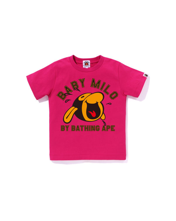 T Shirts Bape Classiche Milo Enfant Rose | GZBLT5182