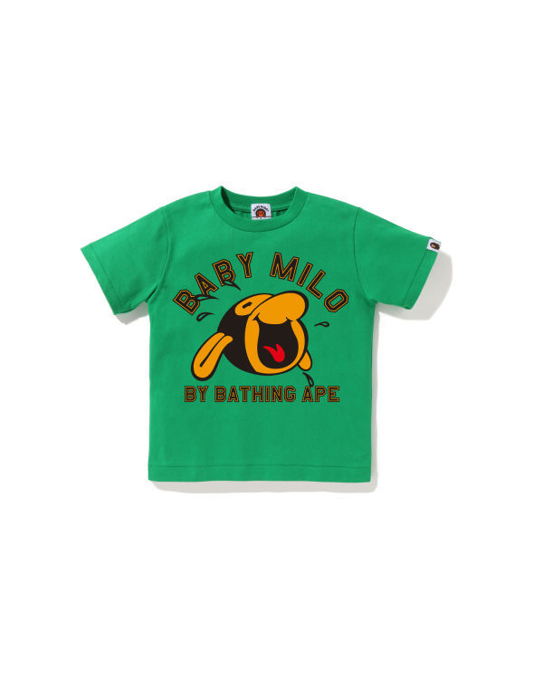 T Shirts Bape Classiche Milo Enfant Vert | BDKLQ3624