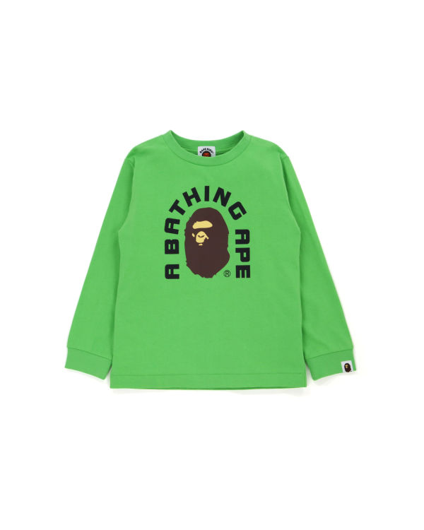 T Shirts Bape College 2020 Enfant Vert Clair | LSIVO3458