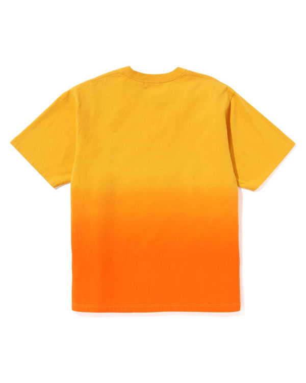 T Shirts Bape College Gradation Relaxed Fit Homme Orange | XDOME4960