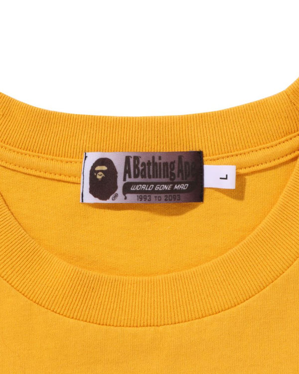 T Shirts Bape College Gradation Relaxed Fit Homme Orange | XDOME4960