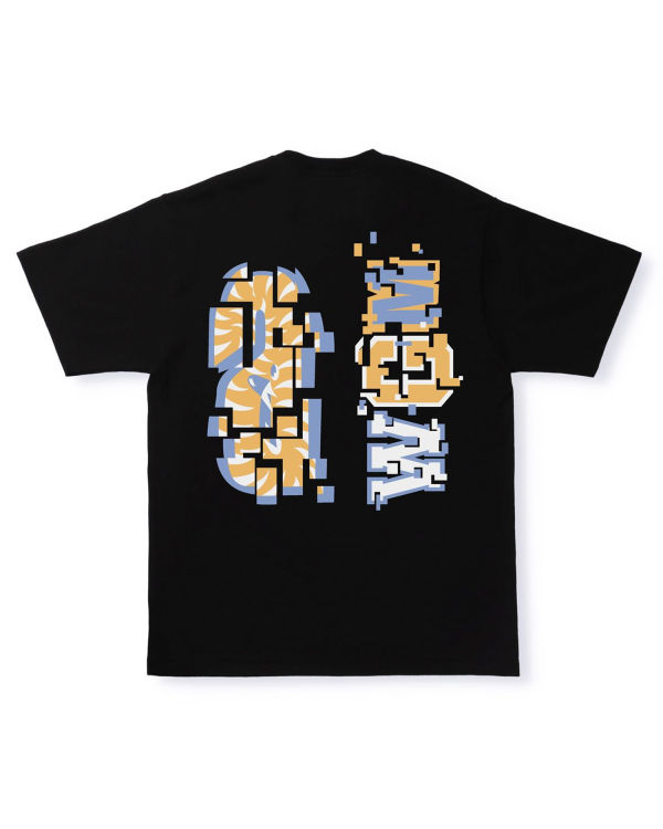 T Shirts Bape Digital Shark Homme Noir | NCMIU2306