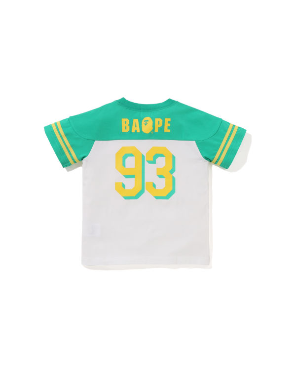 T Shirts Bape Football Enfant Vert Clair | OCJRH4395