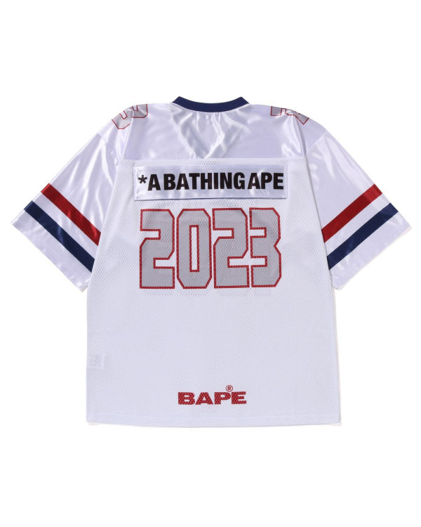 T Shirts Bape Football Jersey Homme Blanche | VCZWE0564