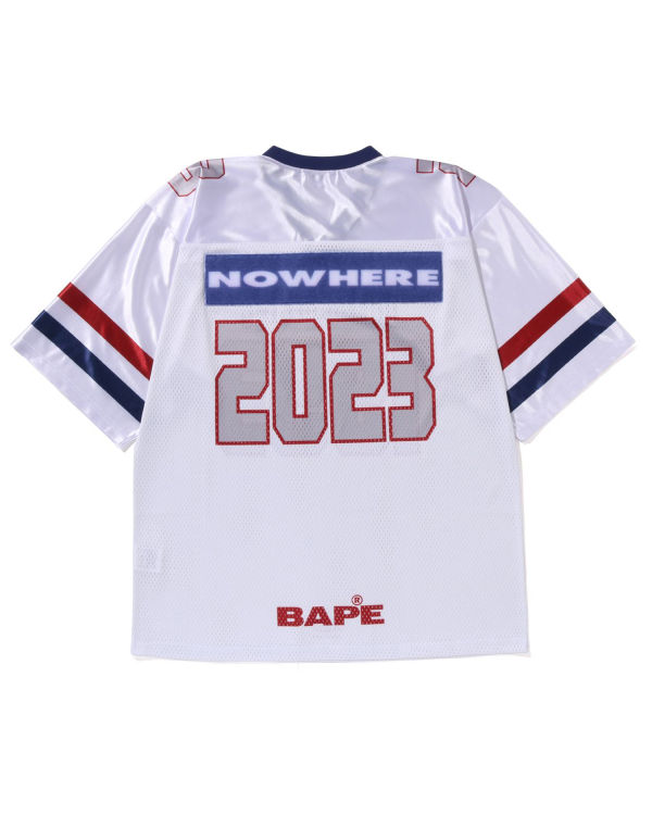 T Shirts Bape Football Jersey Homme Blanche | VCZWE0564