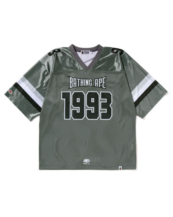 T Shirts Bape Football Jersey Homme Grise | YSIXL6501