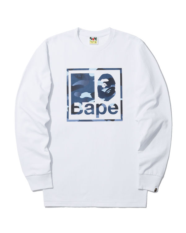 T Shirts Bape Gradation Camo Homme Blanche | IMDZU5162