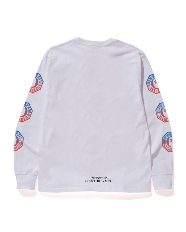 T Shirts Bape Graphique Homme Blanche | HTVOZ0648