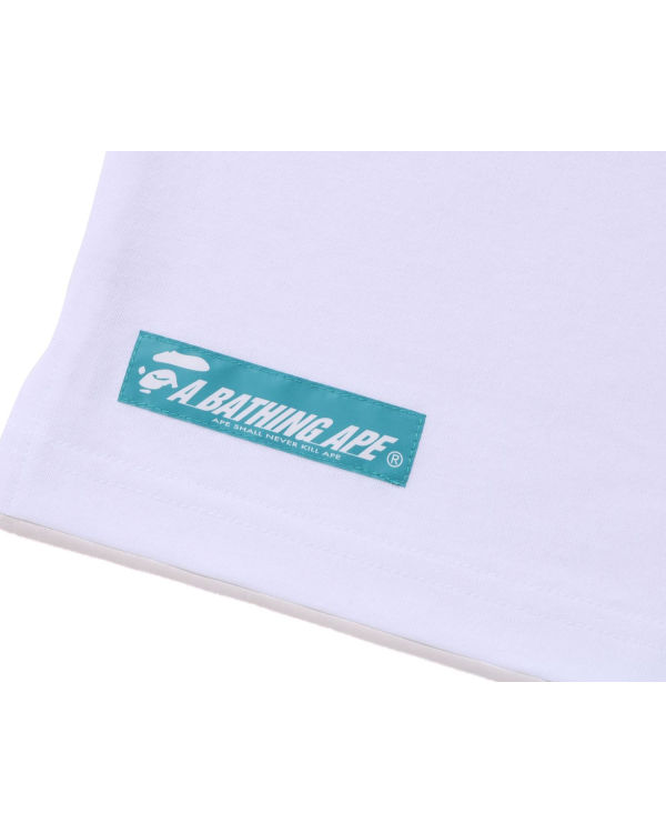 T Shirts Bape Graphique Homme Blanche | XKUVH7256