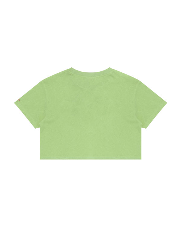 T Shirts Bape Graphique cropped Femme Vert | DMJTI1078