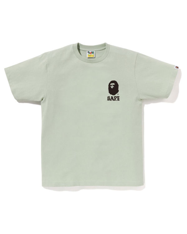 T Shirts Bape Japan Culture Lettered Homme Vert Foncé | RMKVJ3854