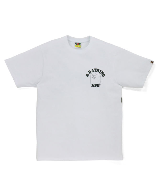 T Shirts Bape Line 1st Camo Face Homme Blanche | TXNAS7695