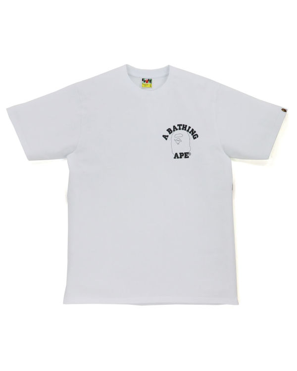 T Shirts Bape Line 1st Camo Face Homme Blanche | ZBJKN4185