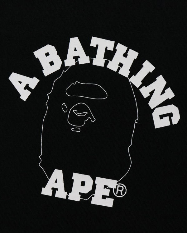 T Shirts Bape Line 1st Camo Face Homme Noir | HKFAE3694