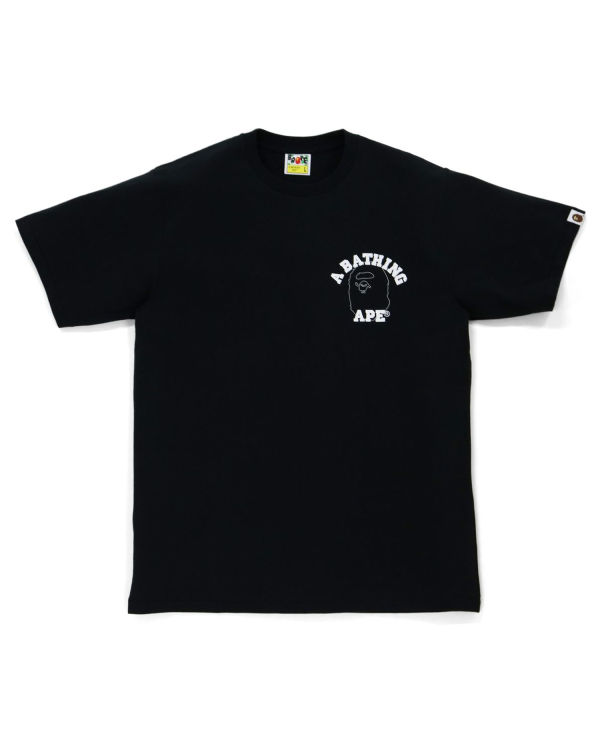 T Shirts Bape Line 1st Camo Face Homme Noir | HKFAE3694