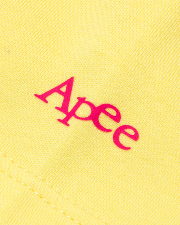 T Shirts Bape Logo berry Femme Citron Jaune | CJFTI0718