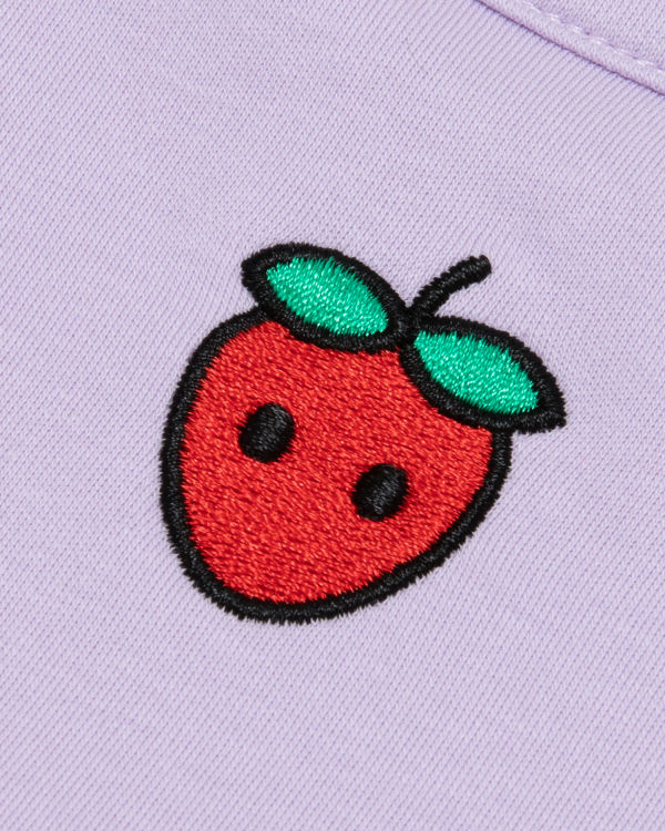 T Shirts Bape Logo berry Femme Violette | PBYSN4923