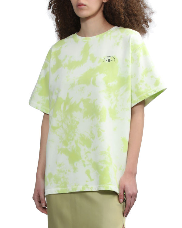 T Shirts Bape Logo-dye Femme Vert Clair | XVYQJ9074