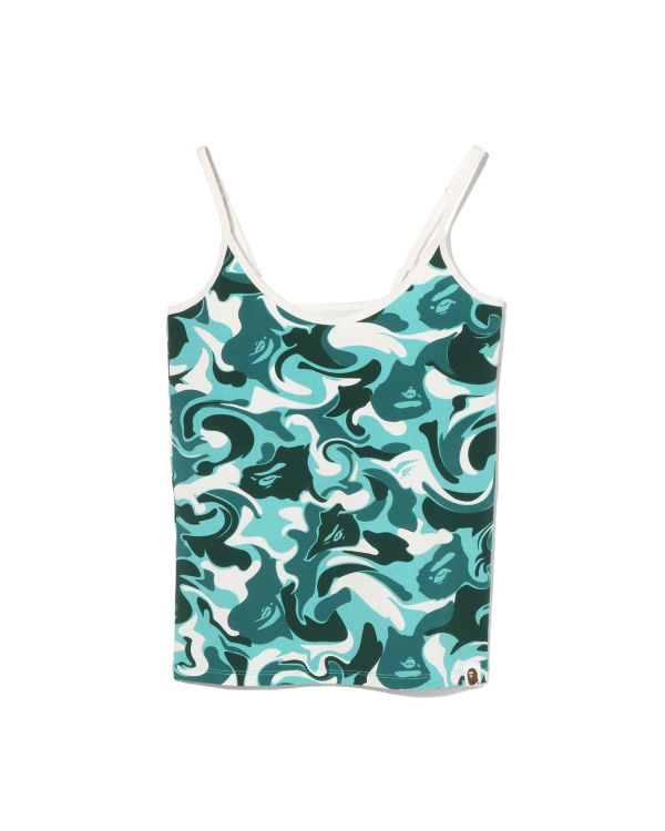 T Shirts Bape Marble Camo Camisole Femme Menthe | CVFKR8125